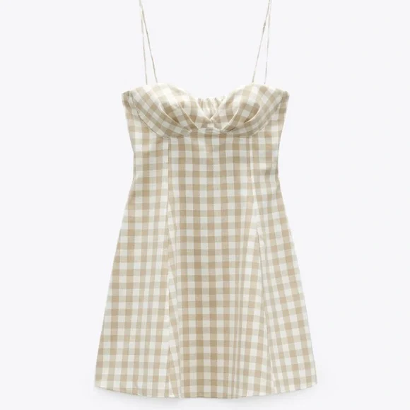 Zara gingham dress - Picture 3 of 5